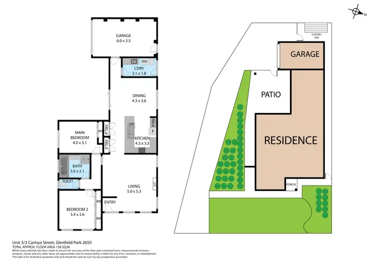 Floorplan of Homely house listing, 3/3 Carinya Street, Glenfield Park NSW 2650