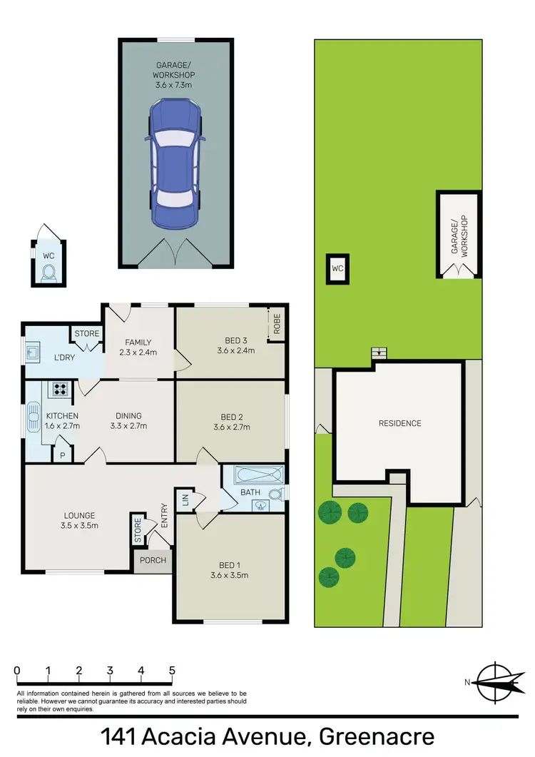 Floorplan of Homely house listing, 141 Acacia Avenue, Greenacre NSW 2190