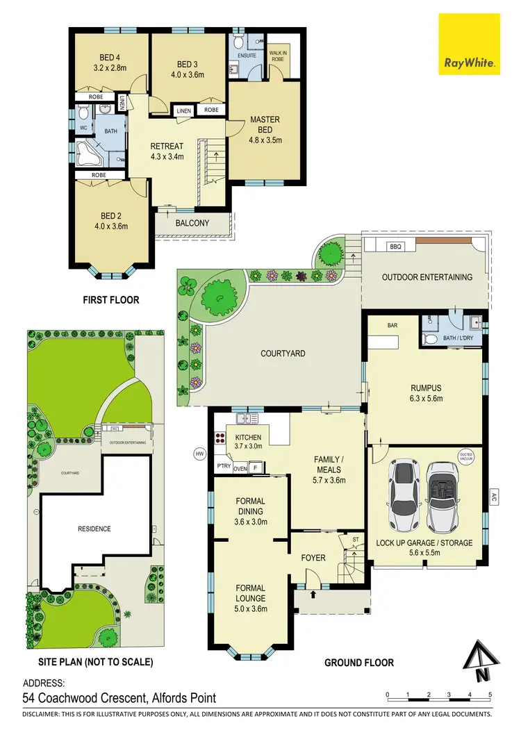 Floorplan of Homely house listing, 54 Coachwood Crescent, Alfords Point NSW 2234
