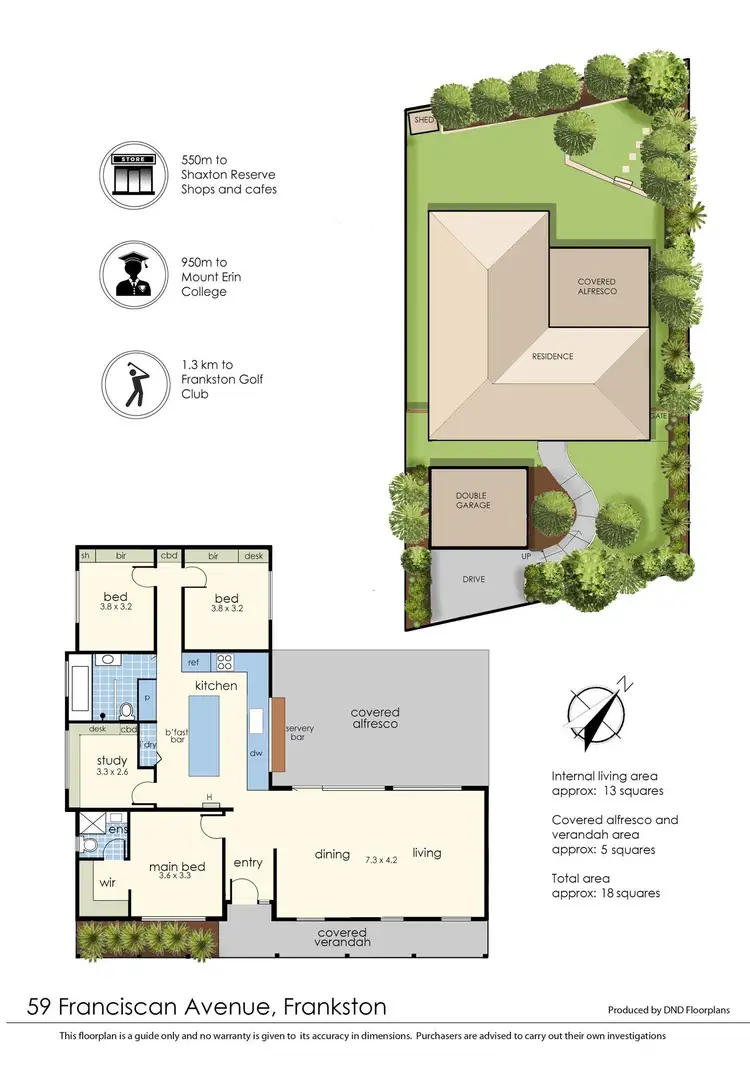 Floorplan of Homely house listing, 59 Franciscan Avenue, Frankston VIC 3199