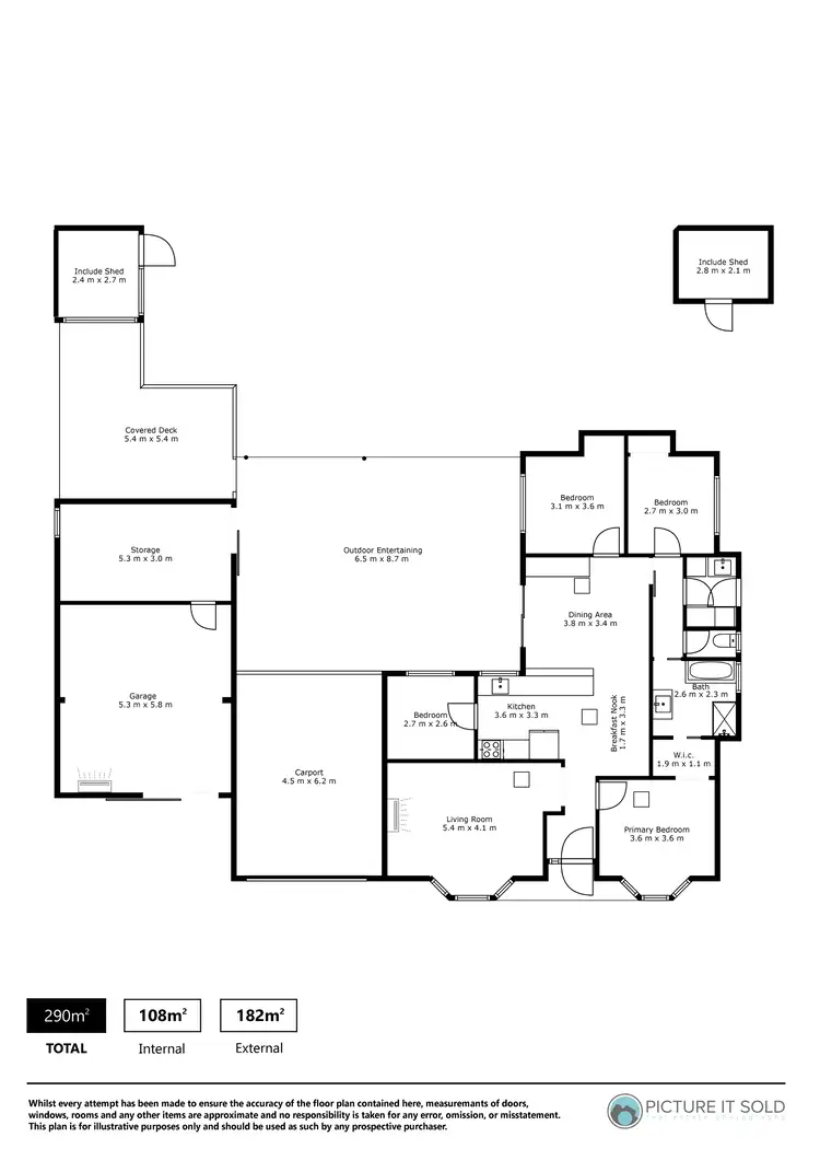 Floorplan of Homely house listing, 54 Atkinson Drive, Burton SA 5110