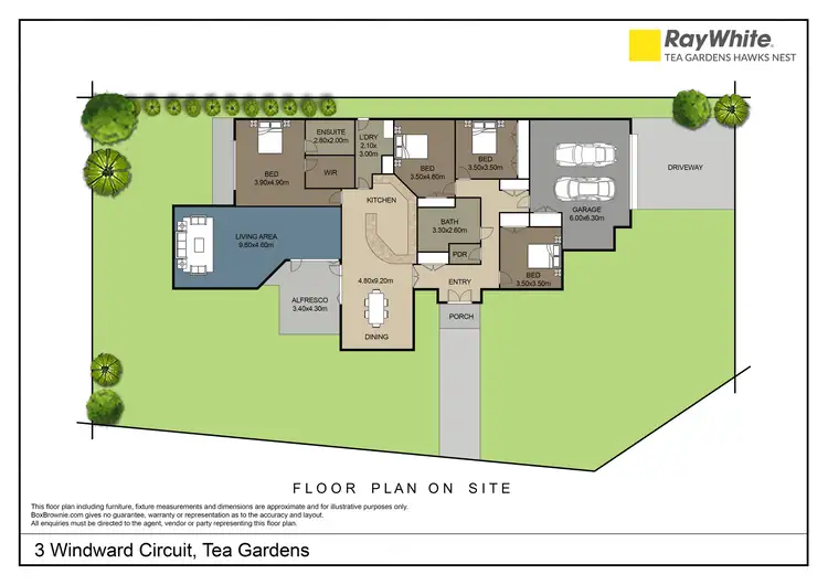 Floorplan of Homely house listing, 3 Windward Circuit, Tea Gardens NSW 2324
