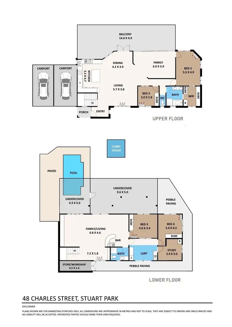 Floorplan of Homely house listing, 48 Charles Street, Stuart Park NT 820