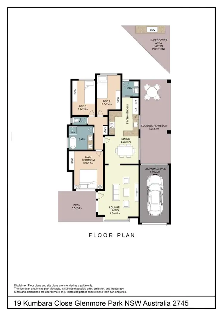 Floorplan of Homely house listing, 19 Kumbara Close, Glenmore Park NSW 2745