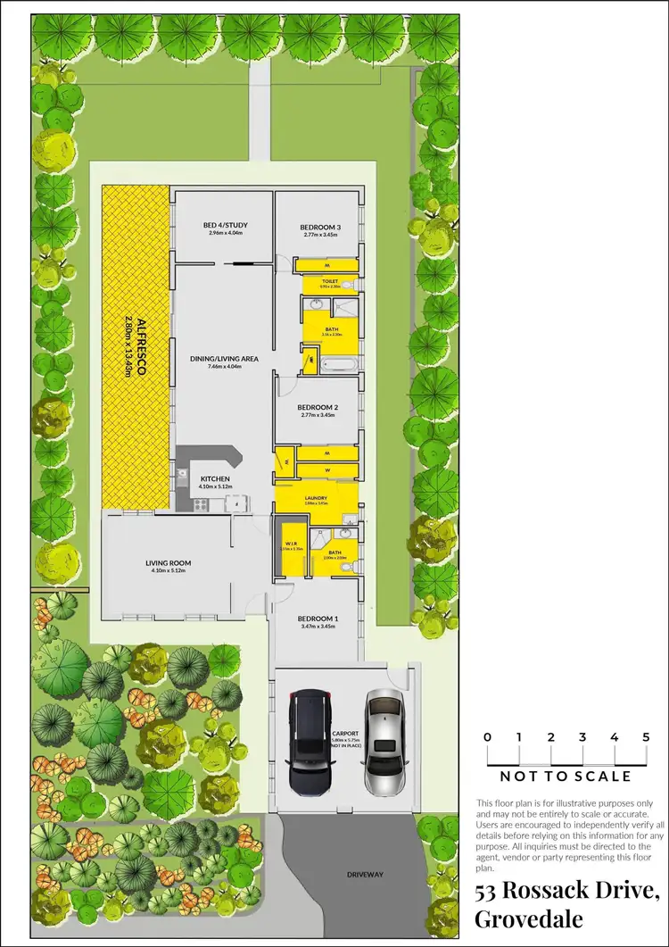 Floorplan of Homely house listing, 53 Rossack Drive, Grovedale VIC 3216