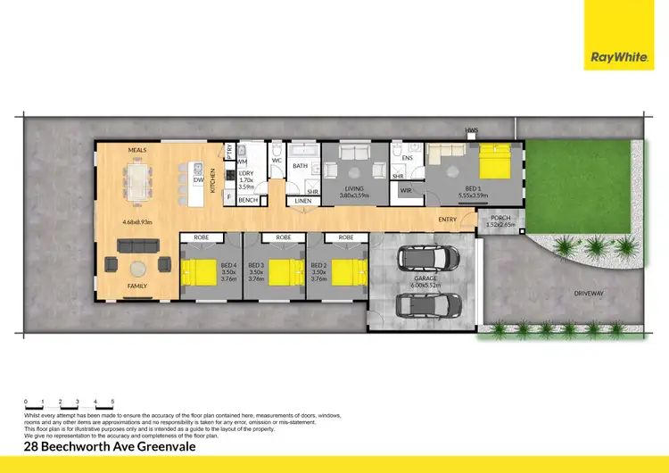 Floorplan of Homely house listing, 28 Beechworth Avenue, Greenvale VIC 3059