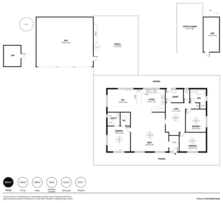 Floorplan of Homely house listing, 1 Daranda Terrace, Milang SA 5256