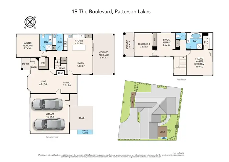 Floorplan of Homely house listing, 19 The Boulevard, Patterson Lakes VIC 3197