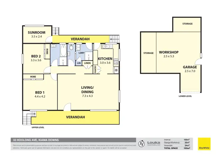 Floorplan of Homely house listing, 33 Hoolong Avenue, Kiama Downs NSW 2533