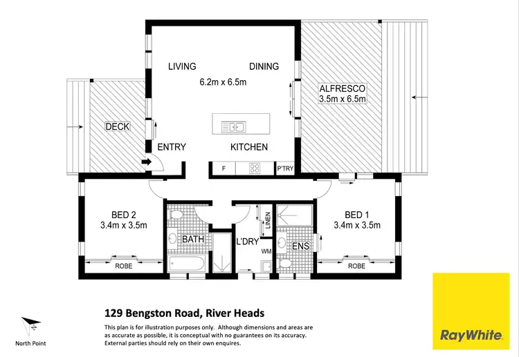 Floorplan of Homely house listing, 129 Bengtson Road, River Heads QLD 4655
