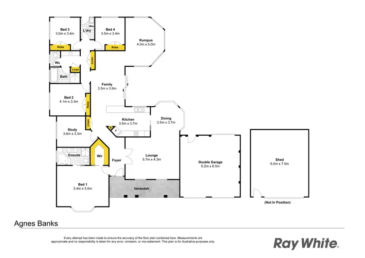 Floorplan of Homely house listing, 2 Ken Hall Place, Agnes Banks NSW 2753
