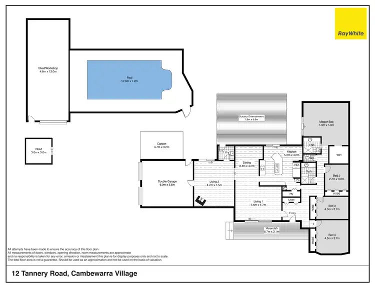 Floorplan of Homely house listing, 12-14 Tannery Road, Cambewarra Village NSW 2540