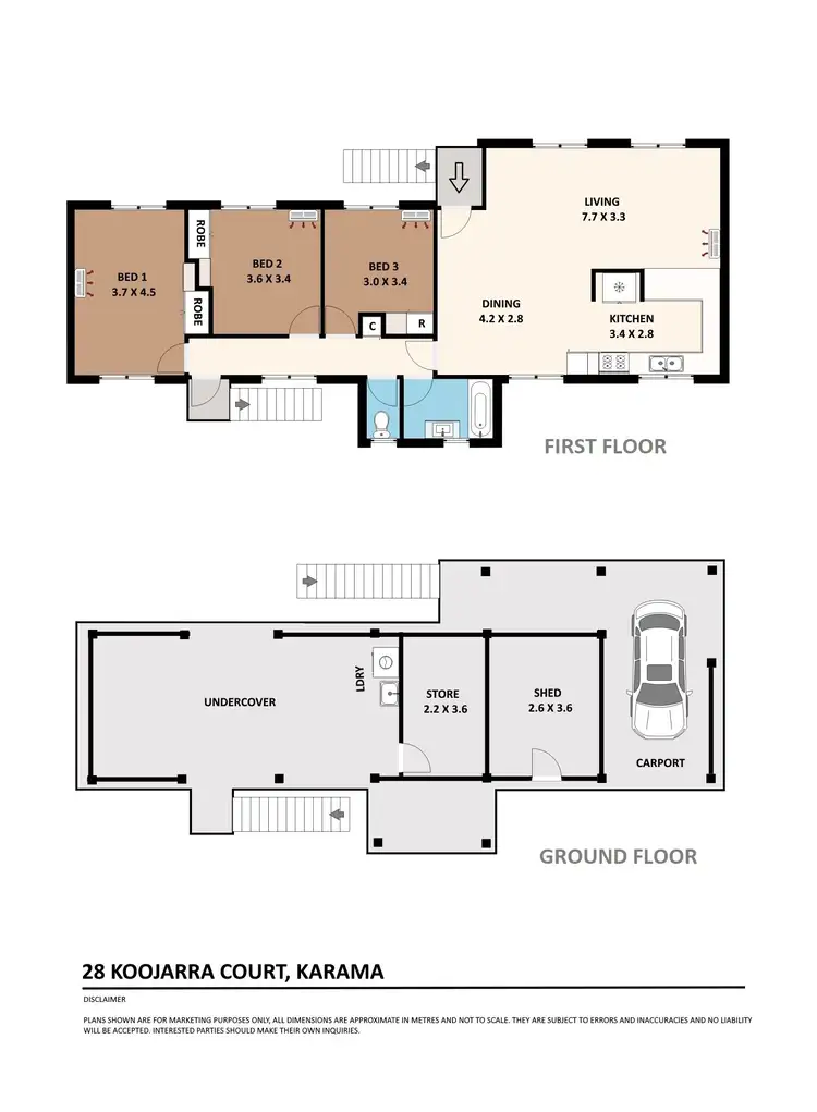 Floorplan of Homely house listing, 28 Koojarra Court, Karama NT 812