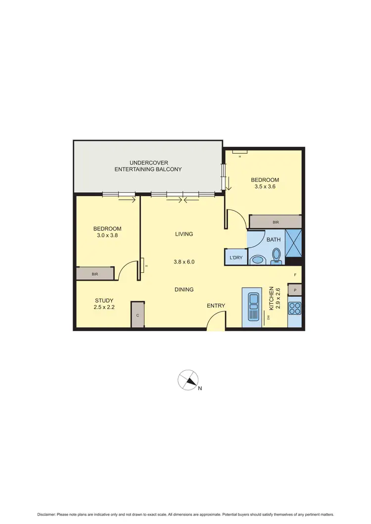 Floorplan of Homely other listing, 409/72 Altona Street, Kensington VIC 3031