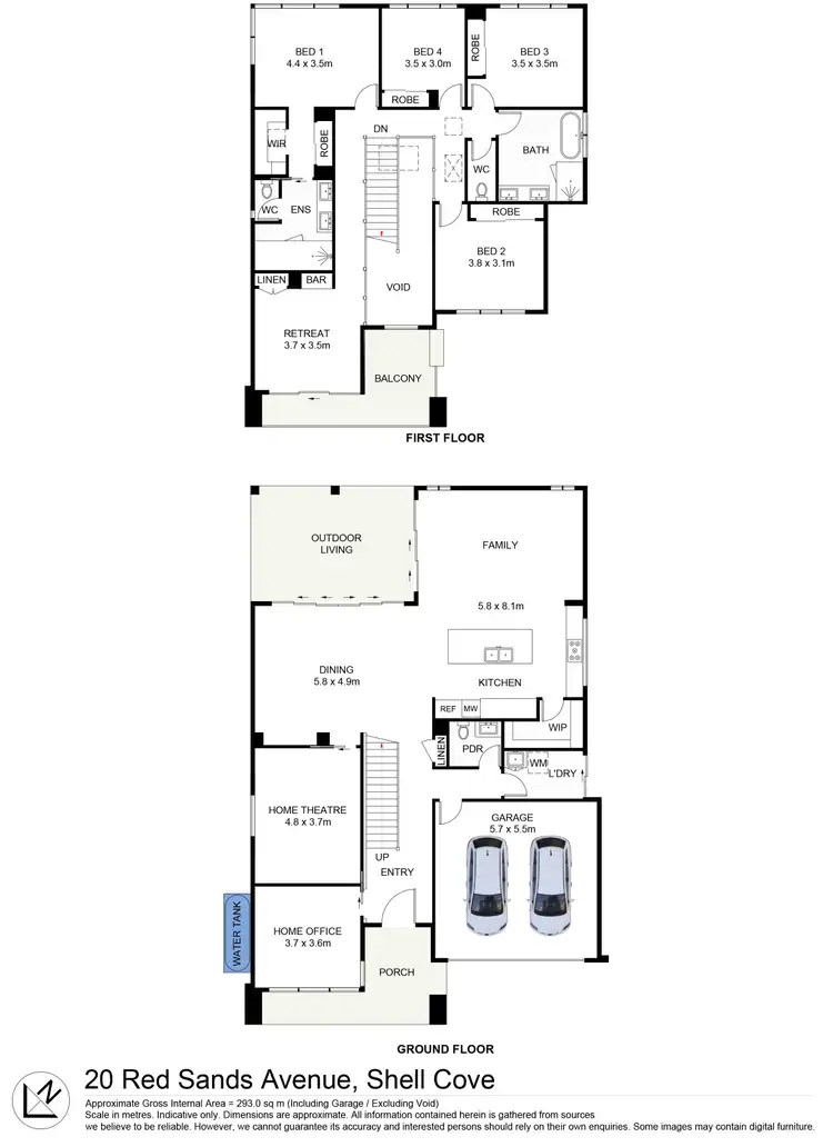 Floorplan of Homely house listing, 20 Red Sands Avenue, Shell Cove NSW 2529