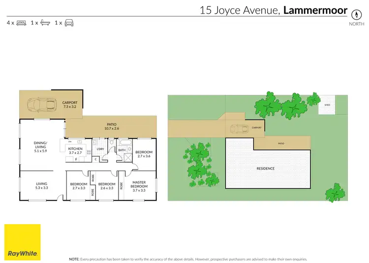 Floorplan of Homely house listing, 15 Joyce Avenue, Lammermoor QLD 4703