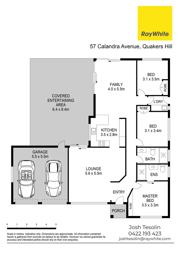 Floorplan of Homely house listing, 57 Calandra Avenue, Quakers Hill NSW 2763