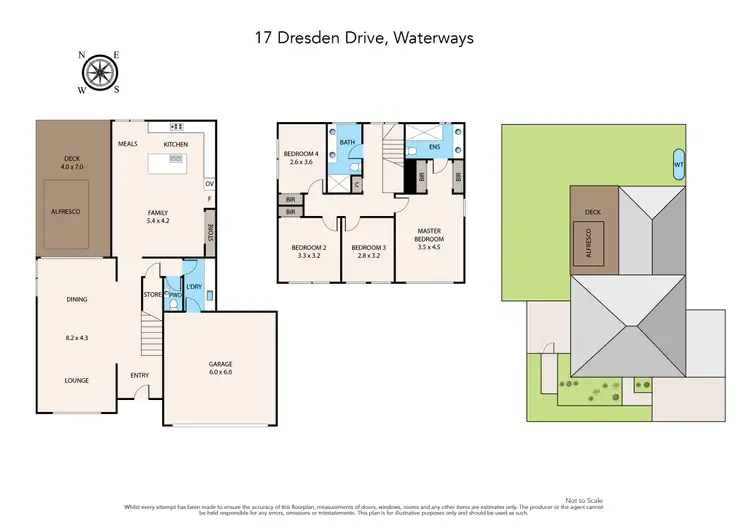 Floorplan of Homely house listing, 17 Dresden Drive, Waterways VIC 3195