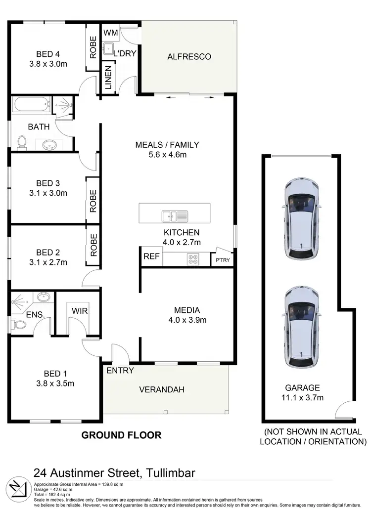 Floorplan of Homely house listing, 24 Austinmer Street, Tullimbar NSW 2527