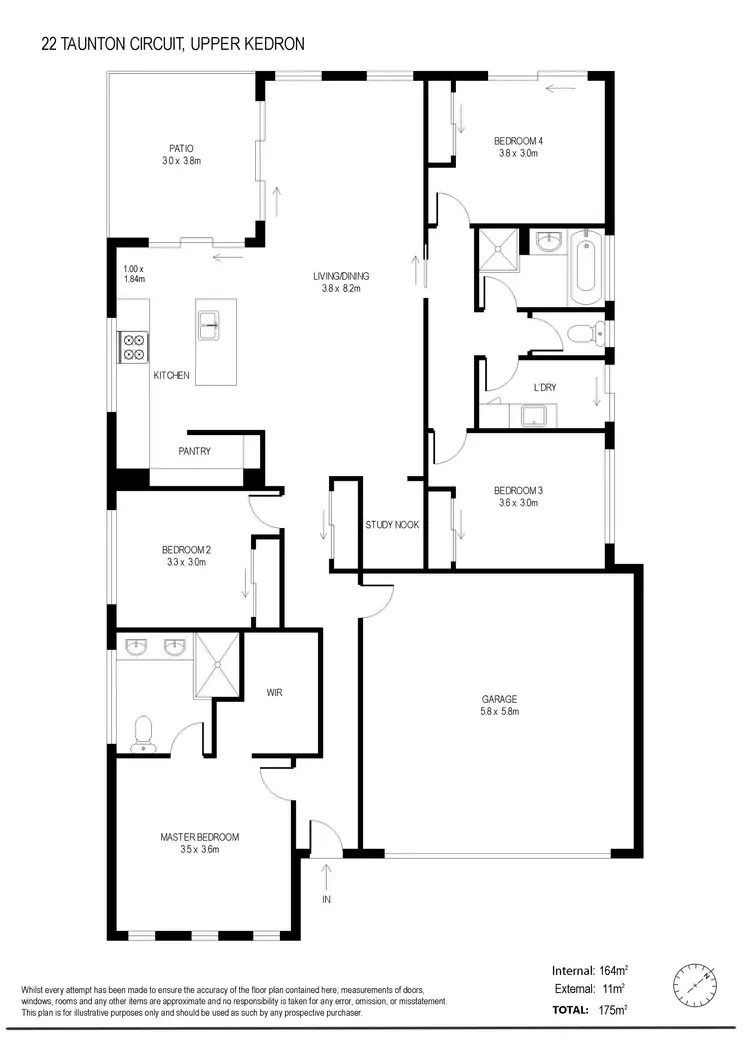 Floorplan of Homely house listing, 22 Taunton Circuit, Upper Kedron QLD 4055