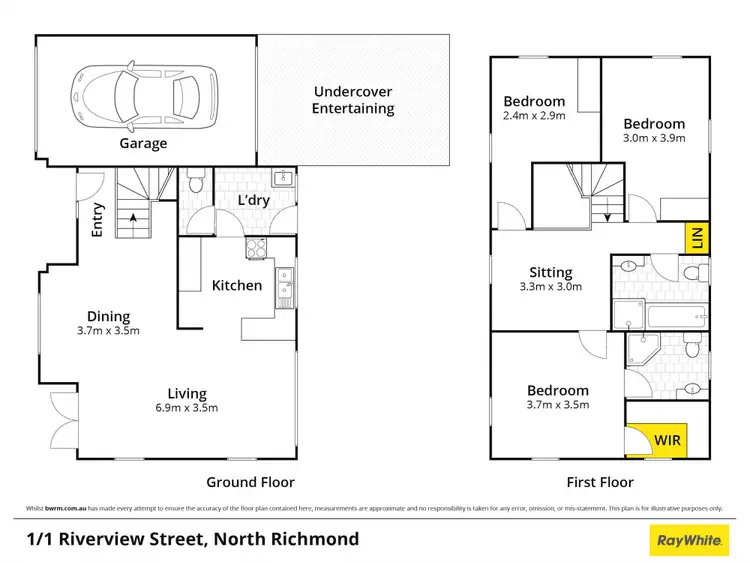 Floorplan of Homely house listing, 1/1 Riverview Street, North Richmond NSW 2754