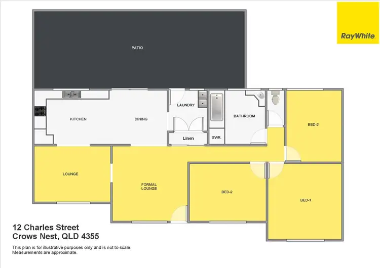 Floorplan of Homely house listing, 12 Charles Street, Crows Nest QLD 4355