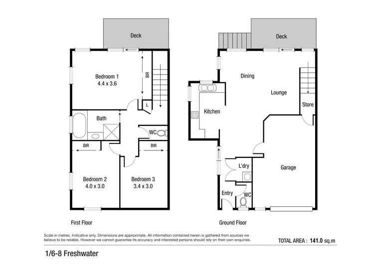 Floorplan of Homely apartment listing, 1/6-8 Freshwater Drive, Douglas QLD 4814