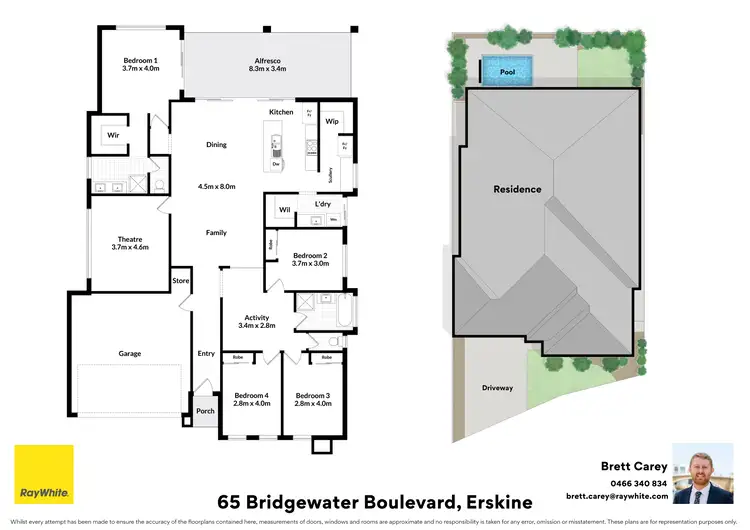 Floorplan of Homely house listing, 65 Bridgewater Boulevard, Erskine WA 6210