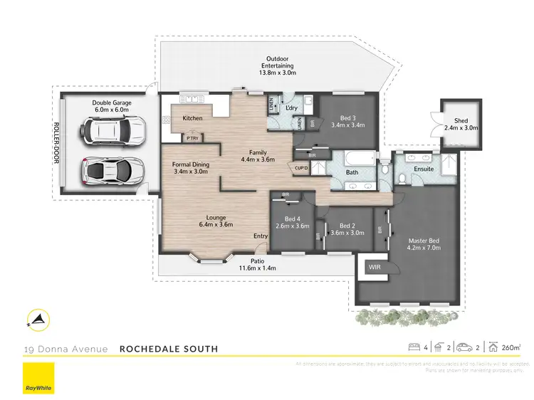 Floorplan of Homely house listing, 19 Donna Avenue, Rochedale South QLD 4123