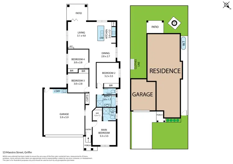 Floorplan of Homely house listing, 13 Maestro Street, Griffin QLD 4503