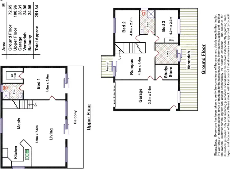 Floorplan of Homely house listing, 1 Rose Avenue, North Beach SA 5556