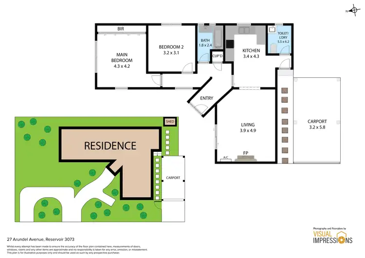 Floorplan of Homely house listing, 27 Arundel Avenue, Reservoir VIC 3073