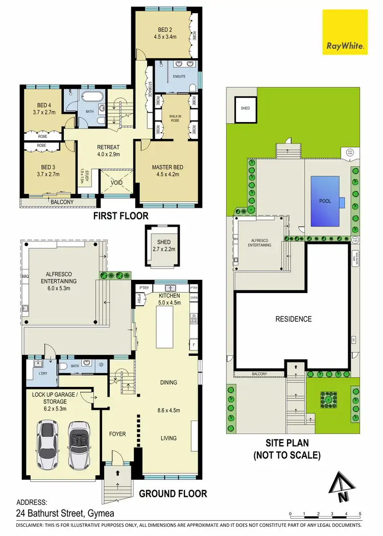 Floorplan of Homely house listing, 24 Bathurst Street, Gymea NSW 2227