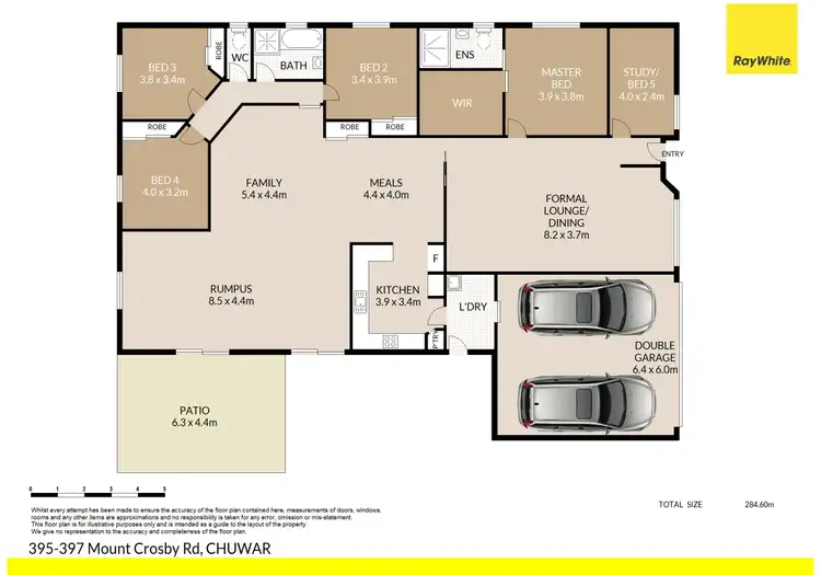 Floorplan of Homely house listing, 395-397 Mount Crosby Road, Chuwar QLD 4306