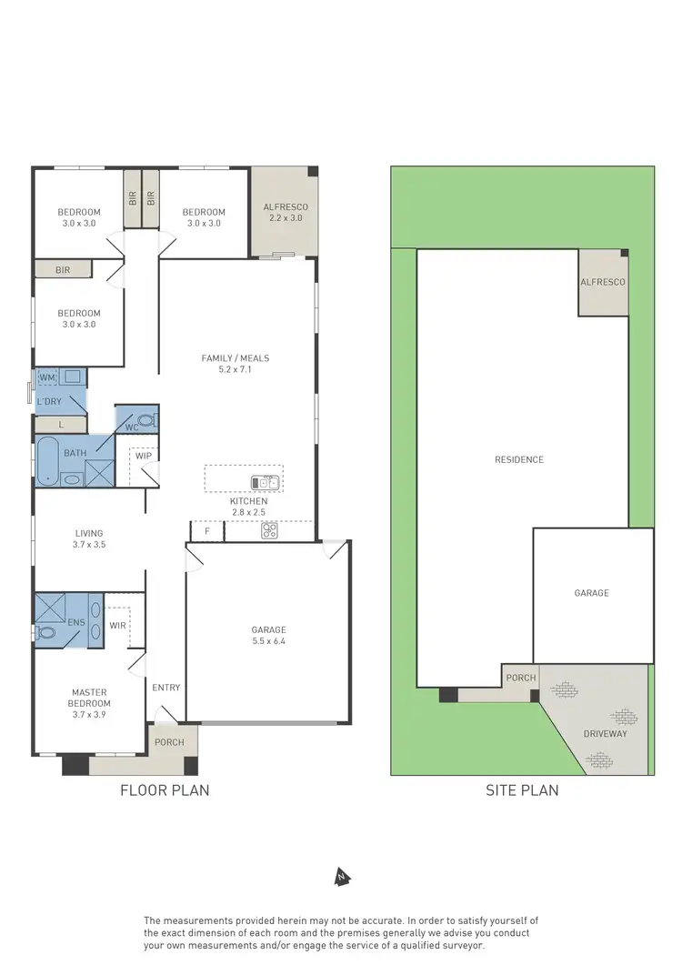 Floorplan of Homely house listing, 11 Ervine Drive, Wyndham Vale VIC 3024
