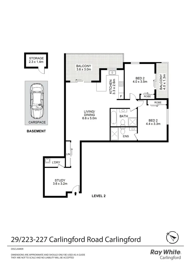 Floorplan of Homely apartment listing, 29/223-227 Carlingford Road, Carlingford NSW 2118