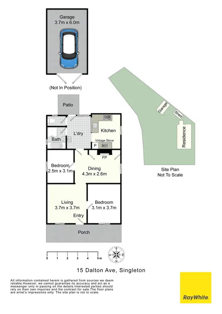 Floorplan of Homely house listing, 15 Dalton Avenue, Singleton NSW 2330