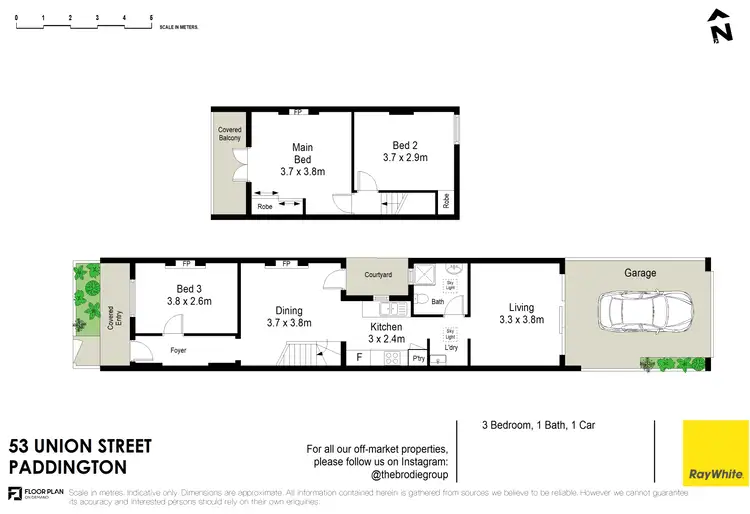 Floorplan of Homely house listing, 53 Union Street, Paddington NSW 2021
