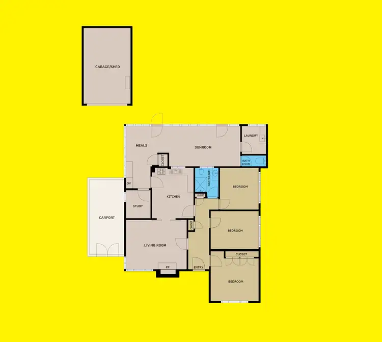 Floorplan of Homely house listing, 58 Hazeldene Street, Mildura VIC 3500