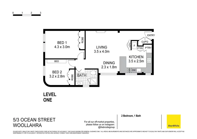 Floorplan of Homely apartment listing, 5/3 Ocean Street, Woollahra NSW 2025