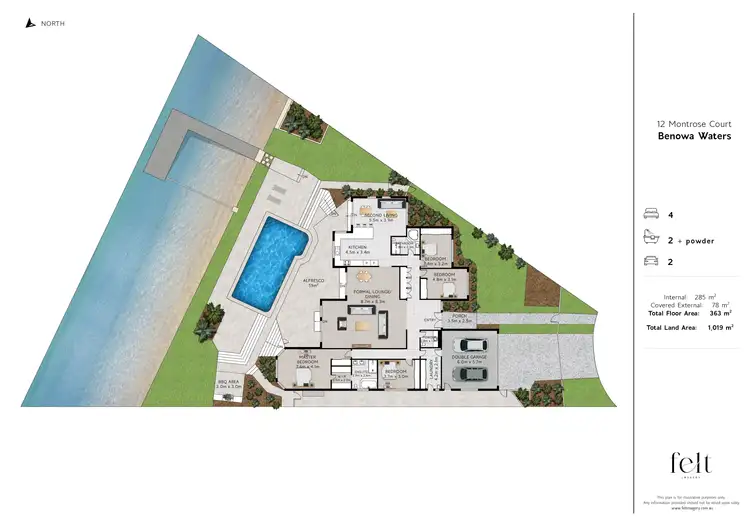 Floorplan of Homely house listing, 12 Montrose Court, Benowa Waters QLD 4217