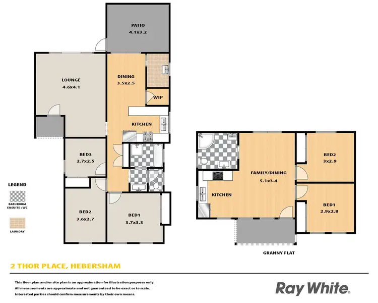Floorplan of Homely house listing, 2 & 2A Thor Place, Hebersham NSW 2770