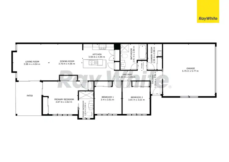 Floorplan of Homely semi-detached listing, 1/7 Falcon Lane, Peregian Springs QLD 4573