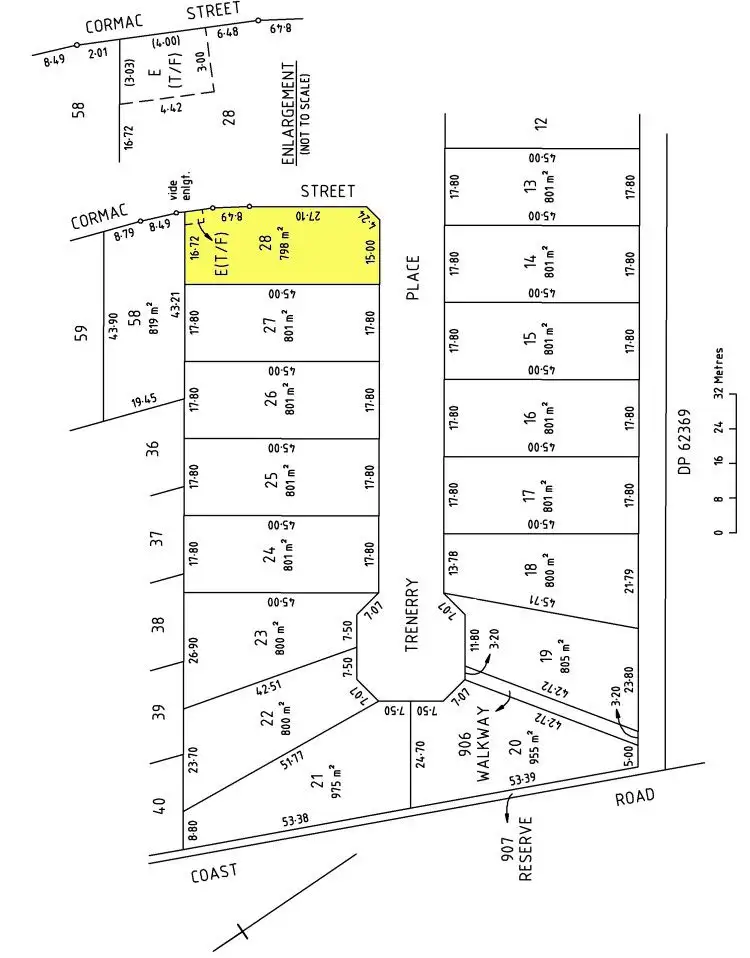 Floorplan of Homely land listing, 28 Trenerry Place, Port Hughes SA 5558