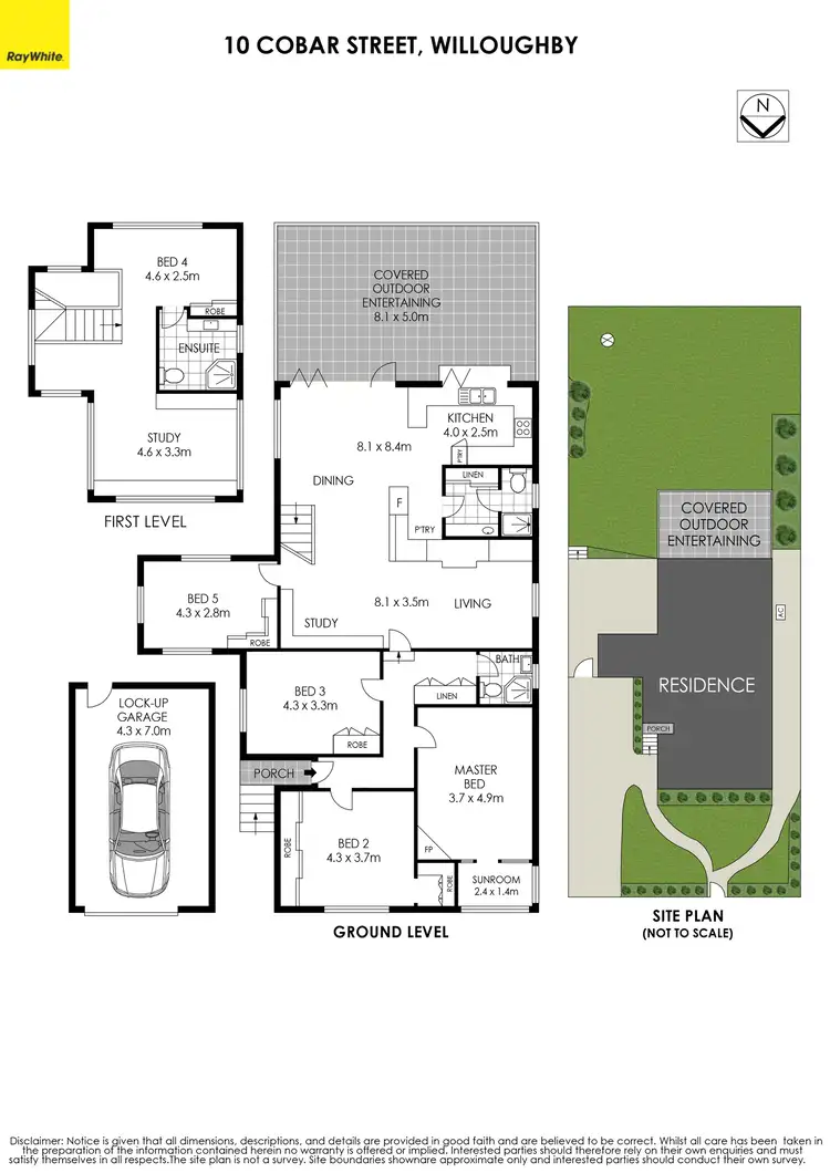 Floorplan of Homely house listing, 10 Cobar Street, Willoughby NSW 2068