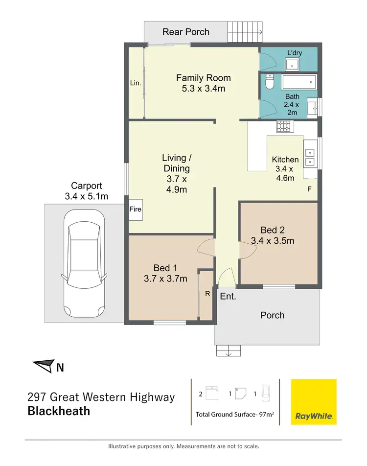 Floorplan of Homely house listing, 297 Great Western Highway, Blackheath NSW 2785
