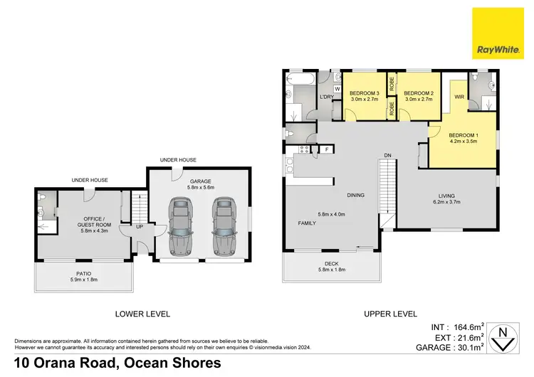 Floorplan of Homely house listing, 10 Orana Road, Ocean Shores NSW 2483