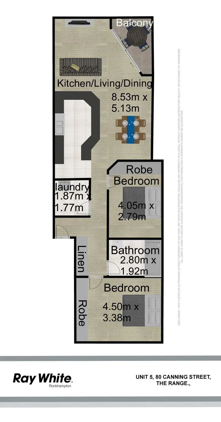 Floorplan of Homely house listing, 5/80 Canning Street, The Range QLD 4700