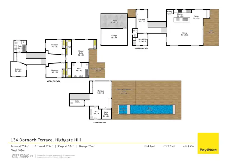Floorplan of Homely house listing, 134 Dornoch Terrace, Highgate Hill QLD 4101