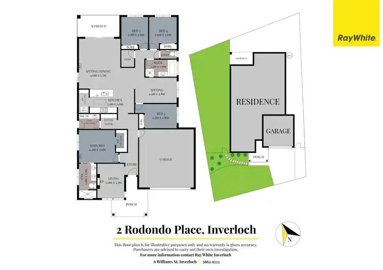 Floorplan of Homely house listing, 2 Rodondo Place, Inverloch VIC 3996